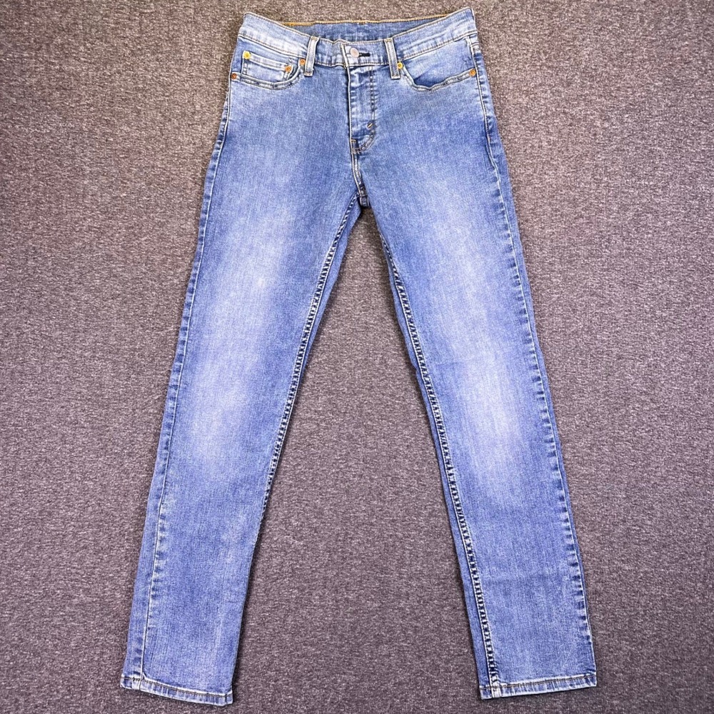 Levis 511 Jeans Men 30x32 Blue Marble Fade Slim Fit Stretch Denim Classic Casual